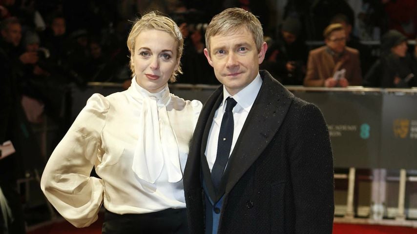Amanda Abbington und Martin Freeman auf einer Preisverleihung in London