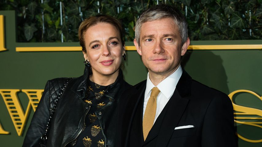 Amanda Abbington und Martin Freeman auf einer Preisverleihung in London