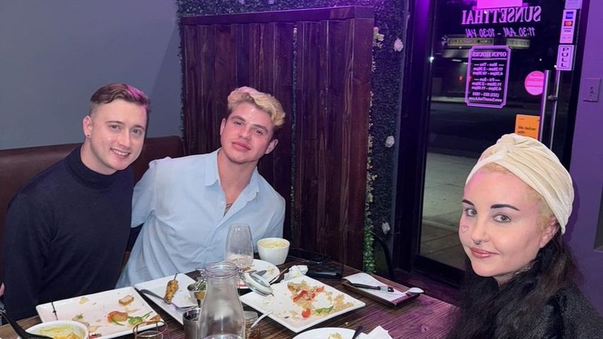 Amanda Bynes mit Freunden im Januar 2024