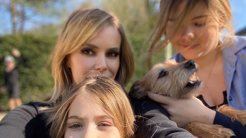 Amanda Holden mit ihren beiden Töchtern