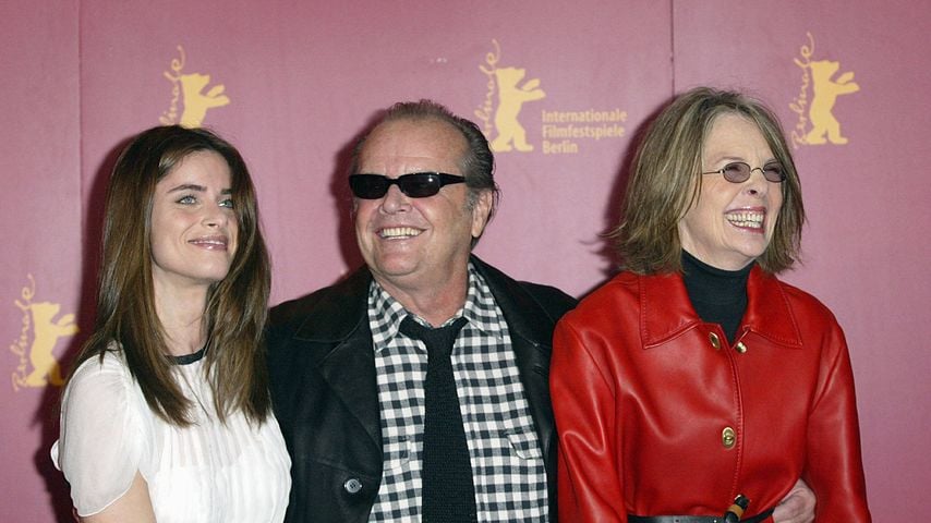 Amanda Peet, Jack Nicholson und Diane Keaton beim Photocall zu "Was das Herz begehrt" auf der Berlinale 2004 in Berlin