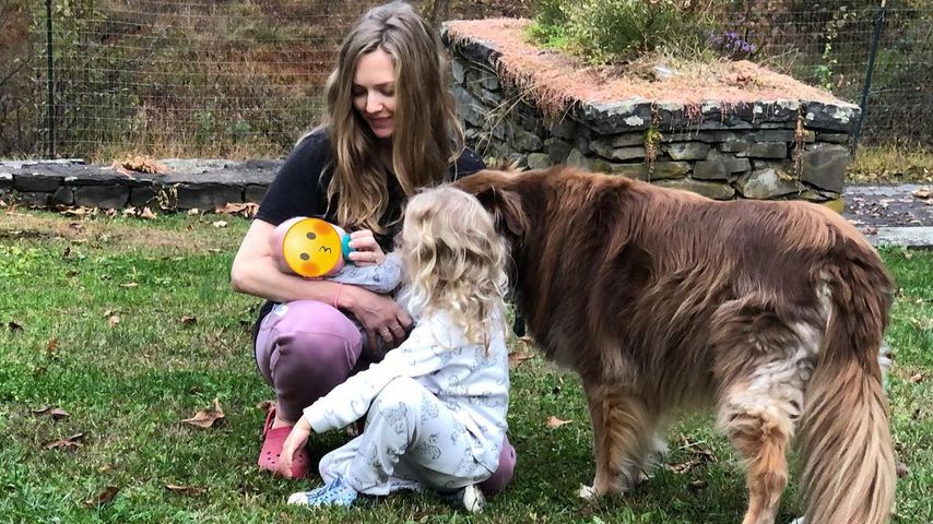 Amanda Seyfried mit Tochter Nina und Sohn Thomas