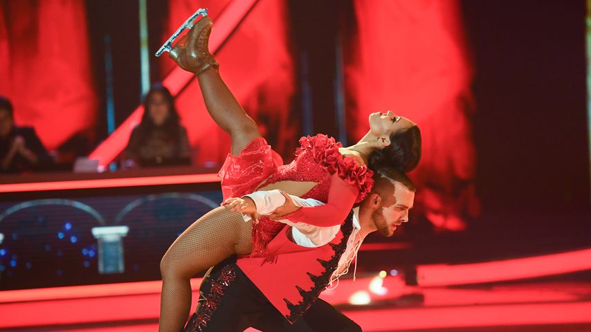 Amani Fancy und Eric Stehfest bei "Dancing on Ice"