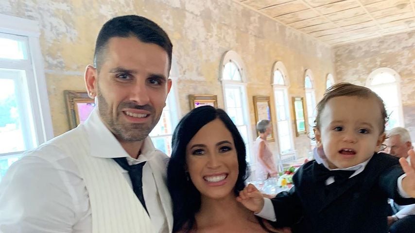 Amber Ettinger mit ihrer Familie, Oktober 2019