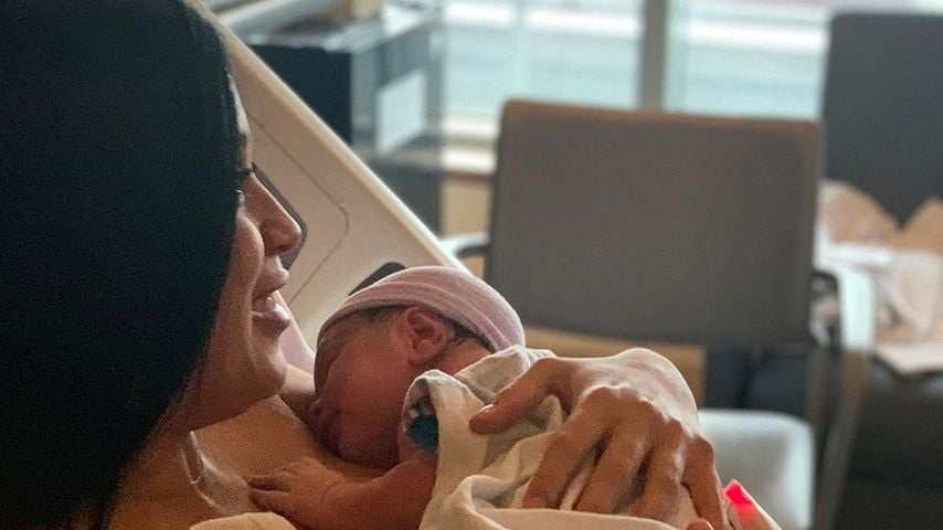Amber Ettinger mit ihrer Tochter