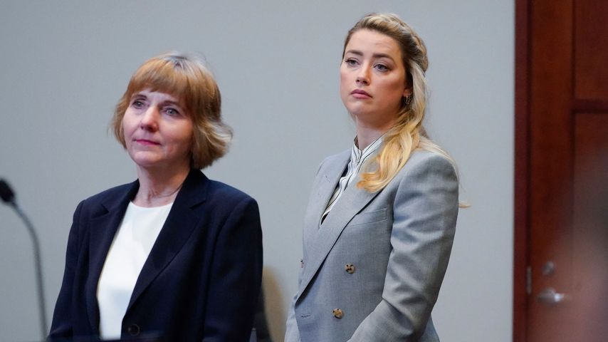 Amber Heard mit ihrer Anwältin im Mai 2022