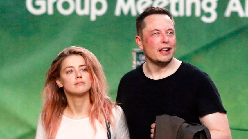 Amber Heard und Elon Musk im April 2017