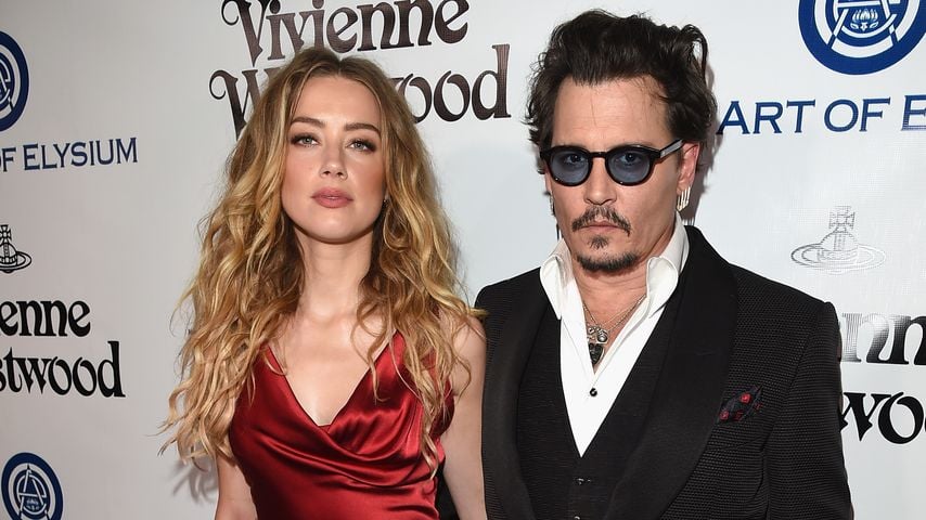 Amber Heard und Johnny Depp im Januar 2016