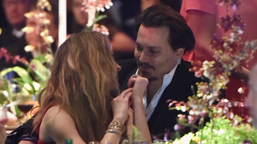 Amber Heard und Johnny Depp bei einem Event 2016