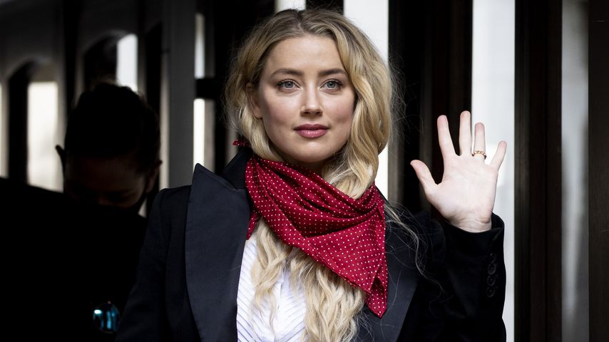 Amber Heard vor dem Royalen Gerichtshof in London im Juli 2020