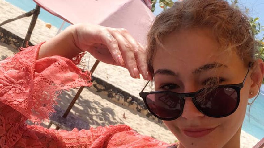 Amber-Lee Friis auf Bali