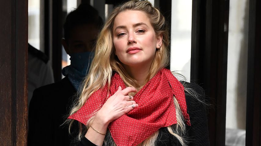 Amber Heard beim Londoner Gericht