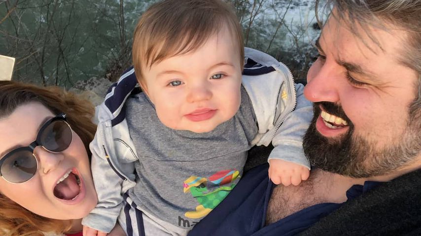 Amber Portwood und Andrew Glennon mit ihrem Sohn James