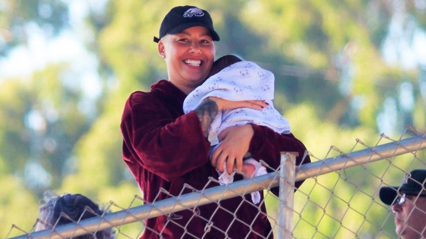 Amber Rose mit ihrem Baby Slash in los Angeles, 2019