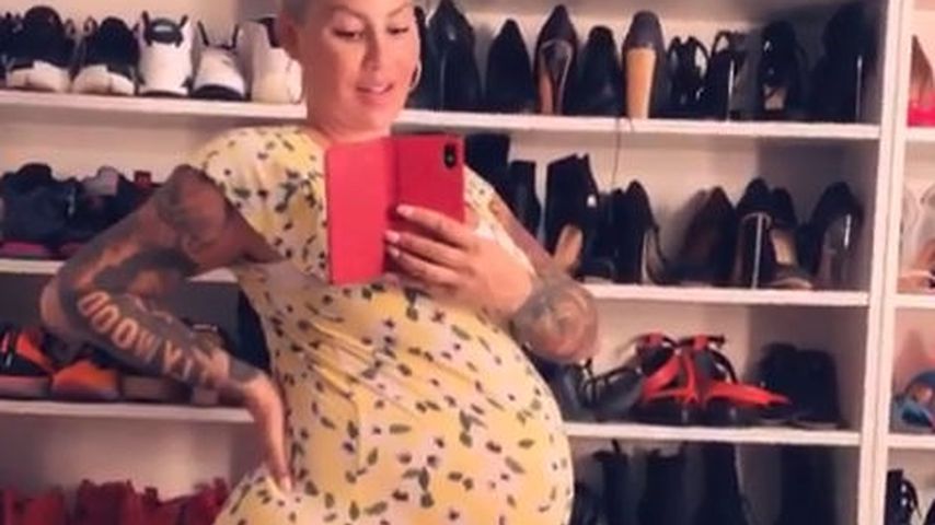 Riesen-Babybauch: Amber Rose läutet Schwanger-Countdown ein!