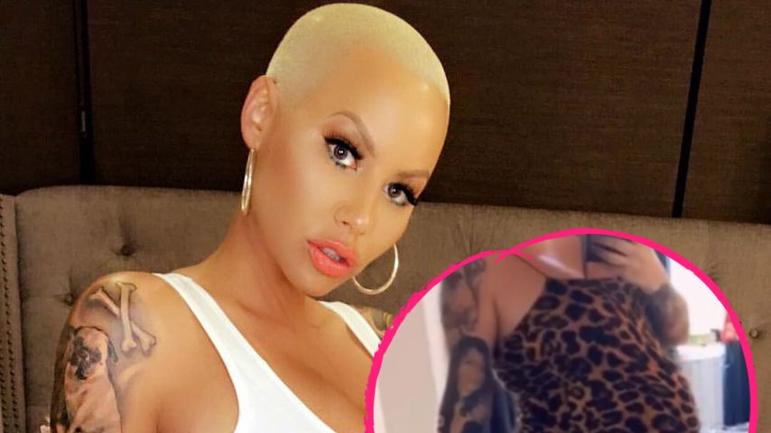 Model Amber Rose genervt: "Ich bin immer noch schwanger!"