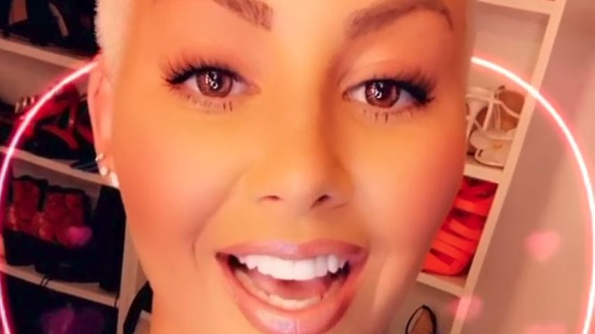 Doch Fake? Amber Rose plötzlich ohne Tattoo auf der Stirn?