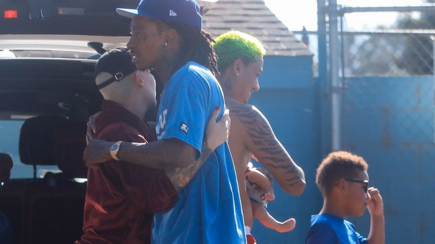 Amber Rose, Wiz Khalifa, Alexander Edwards und Sebastian Taylor Thomaz in Los Angeles, 2019