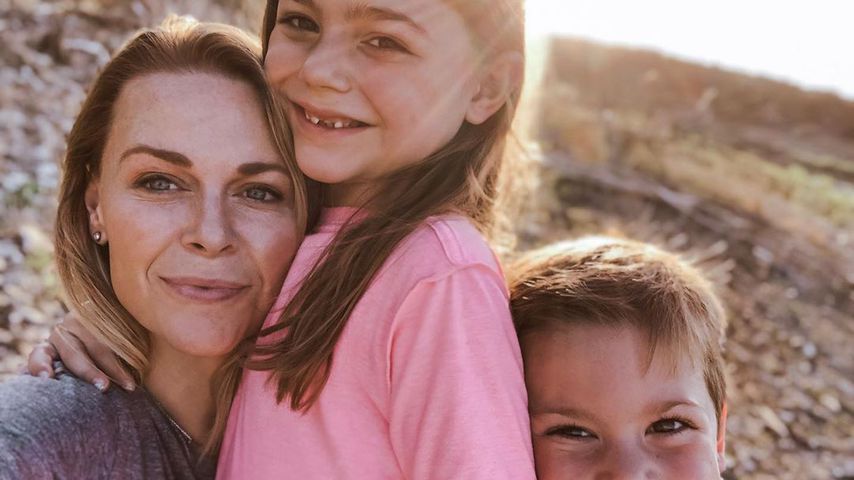 Amber Smith mit ihren Kindern
