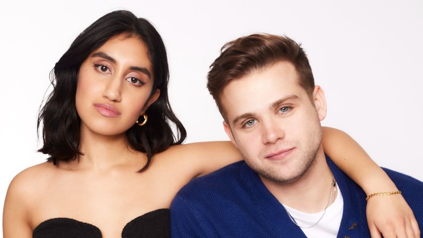 Ambika Mod und Leo Woodall, Hauptdarsteller von "Zwei an einem Tag"