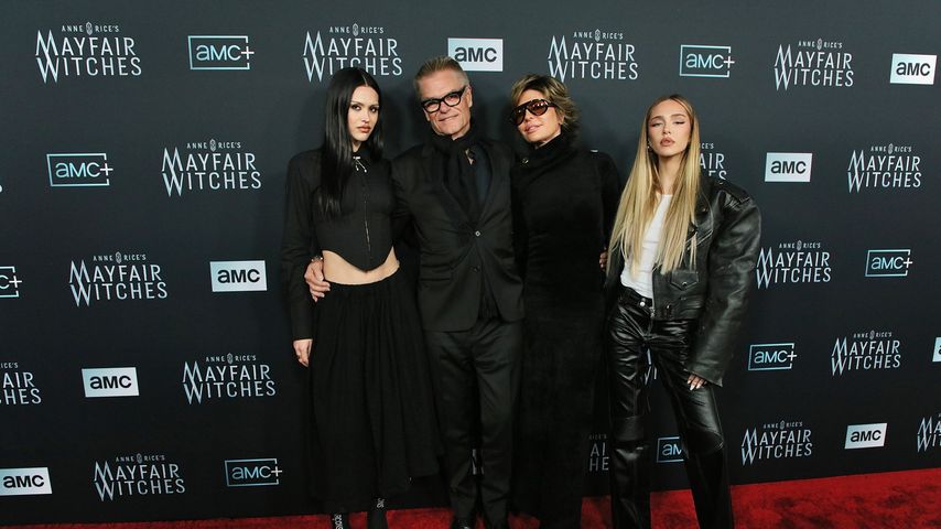 Amelia Gray Hamlin, Harry Hamlin, Lisa Rinna und Delilah Belle Hamlin, Promi-Familie