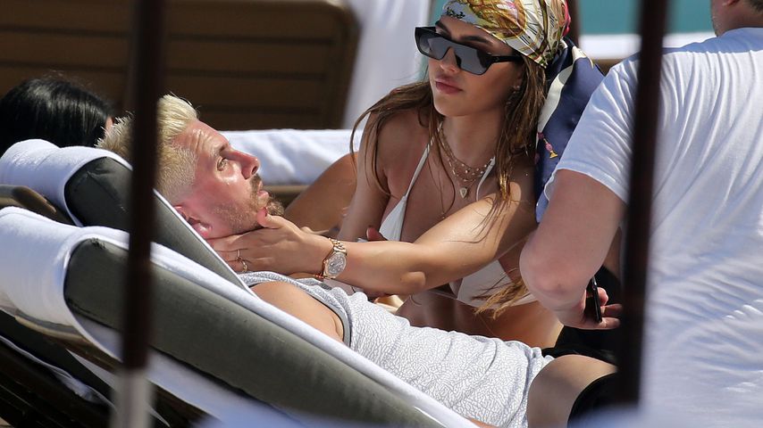 Scott Disick und Amelia Hamlin in Miami Beach 2021