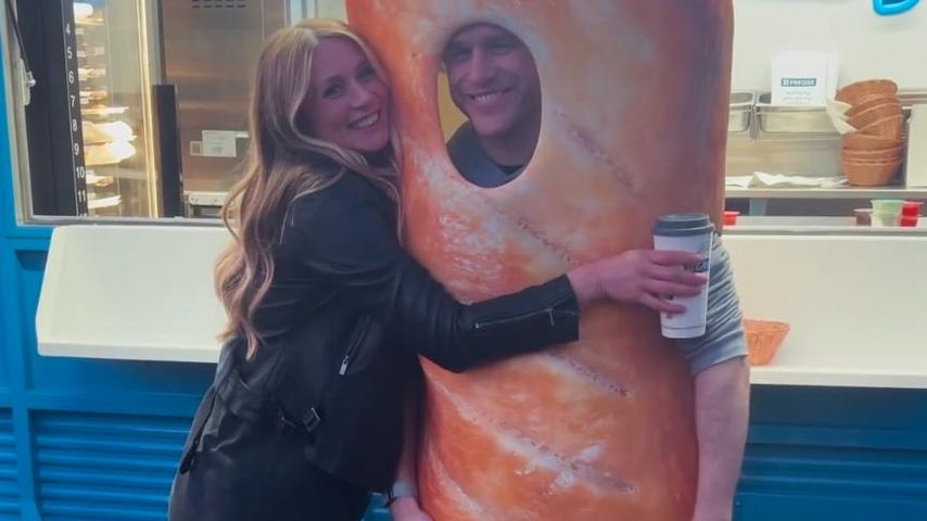 Amelia Tank und Olly Murs bei ihrer Babyparty