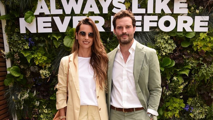 Amelia Warner und Jamie Dornan im Juli 2024