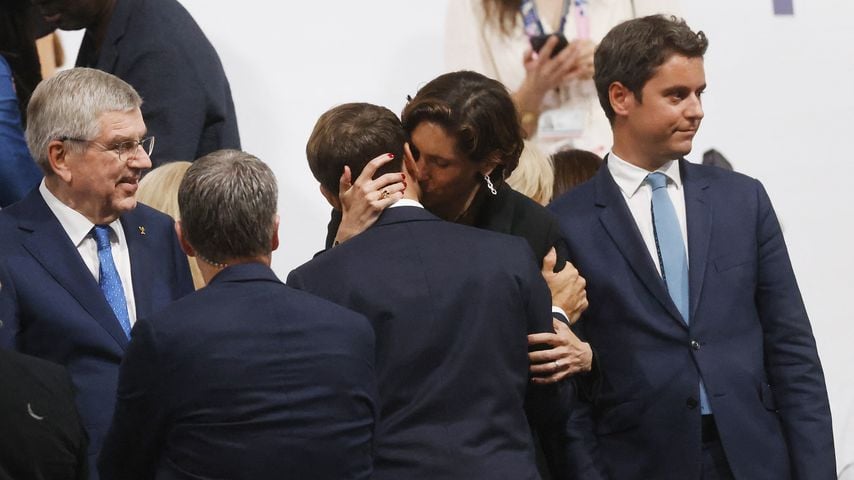 Amélie Oudéa-Castéra und Emmanuel Macron
