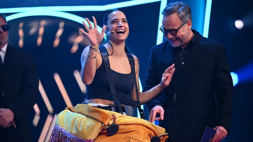 Amira Aly und Matthias Opdenhövel bei "The Masked Singer" 2025