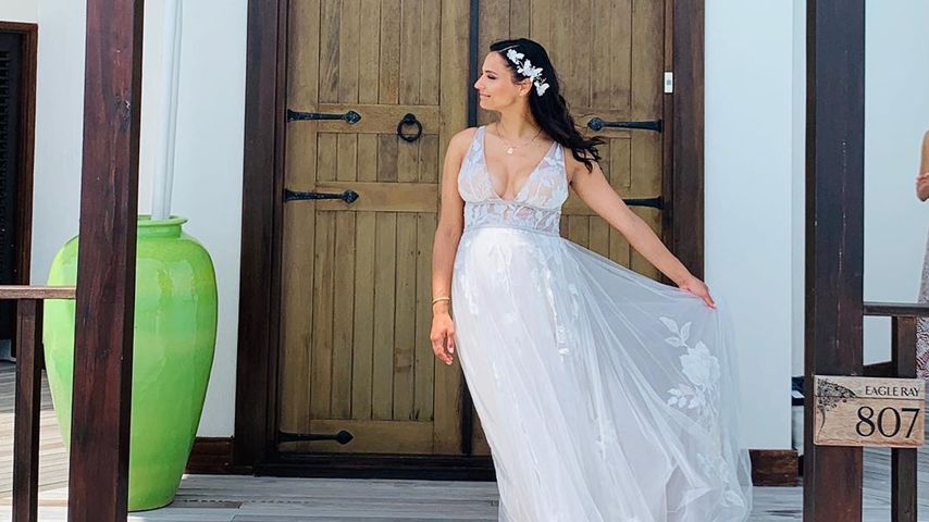 Amira Pocher am Tag ihrer Hochzeit