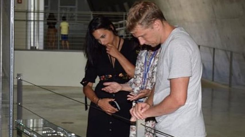 Amira M. Aly und Oliver Pocher im Yad Vashem Holocaust Museum