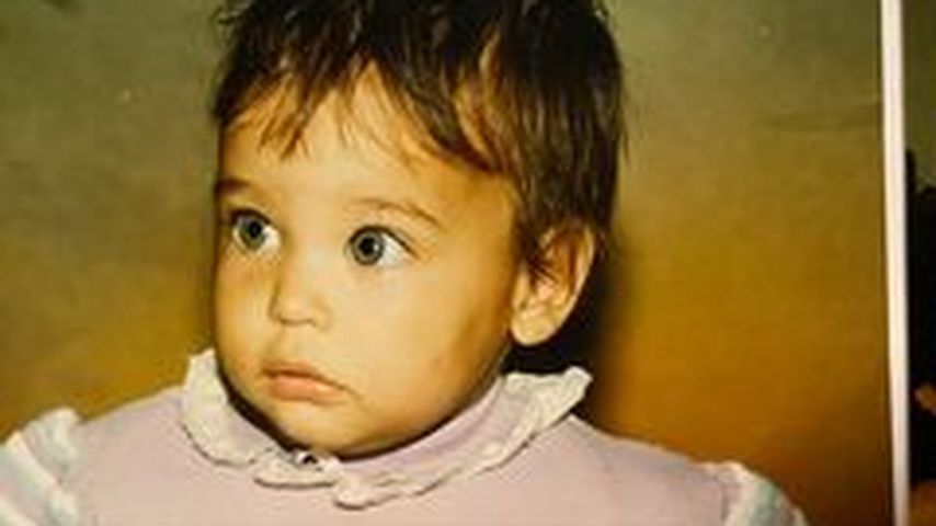 Amira Pocher als Baby
