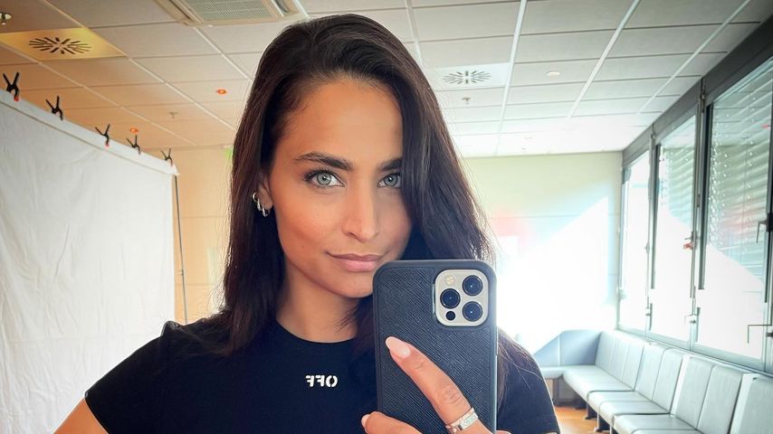 Amira Pocher beim Tanztraining