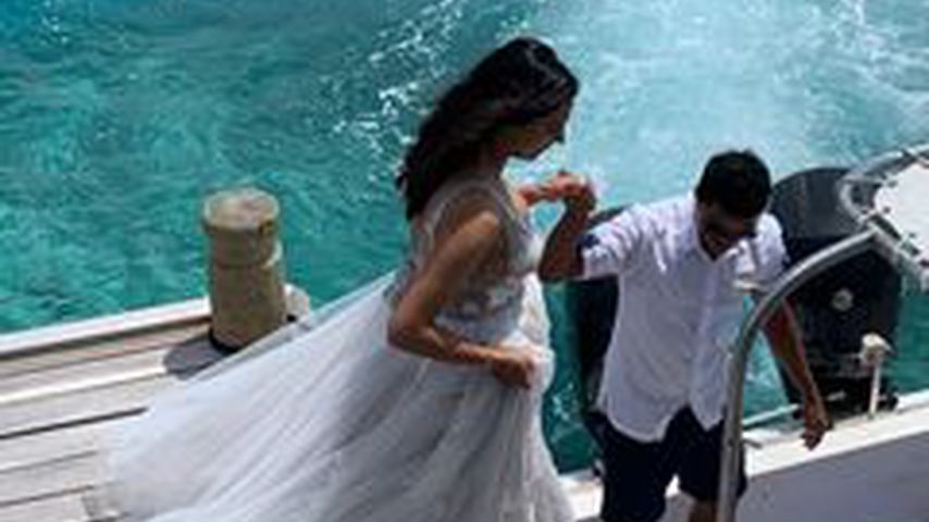 Amira Pocher bei ihrer Hochzeit