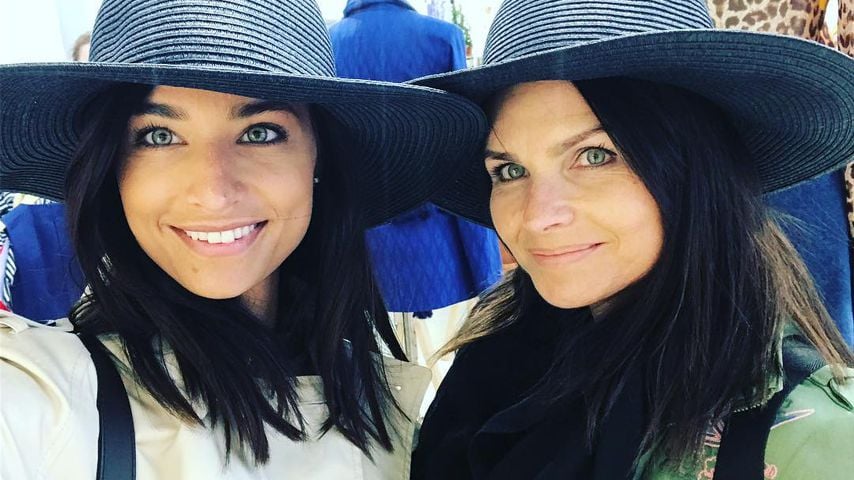 Amira Pocher und ihre Mama Mirjam in Köln im April 2018