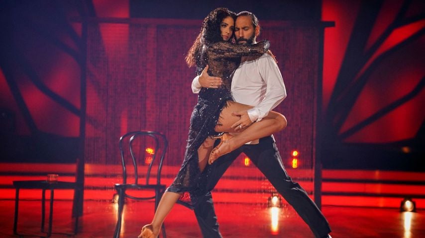 Amira Pocher und Massimo Sinató bei der dritten "Let's Dance"-Show