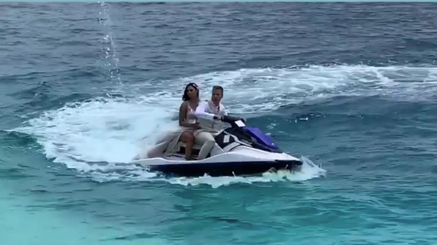 Amira und Oliver Pocher am Tag ihrer Hochzeit