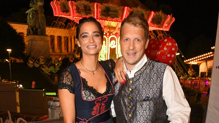 Amira Aly und Oliver Pocher auf dem Oktoberfest in München im September 2022