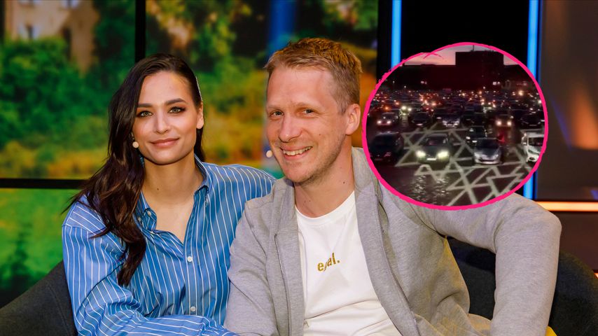 Amira & Oli Pocher hatten Podcast-Gig vor 2.000 Autofahrern