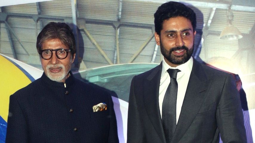 Amitabh Bachchan und Abhishek Bachchan, Mai 2017
