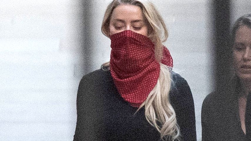 Amnber Heard vor dem Gericht in London, Juli 2020