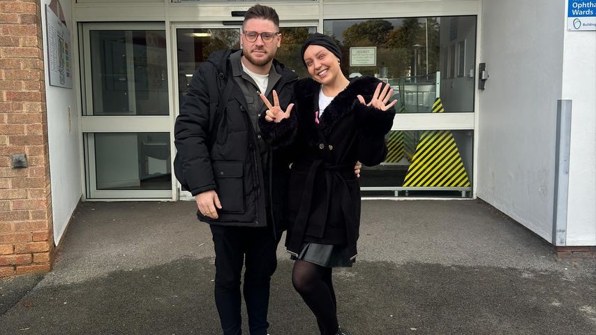 Amy Dowden mit ihrem Mann Benjamin, November 2023