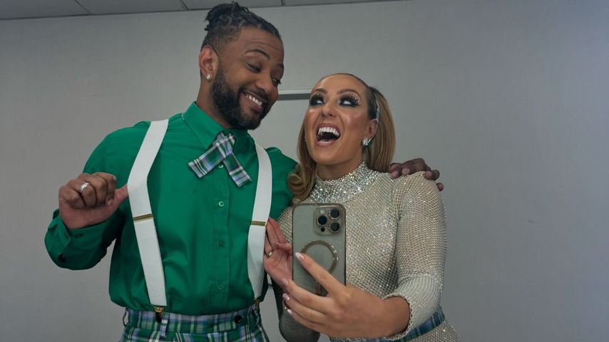 Amy Dowden mit ihrem Tanzpartner