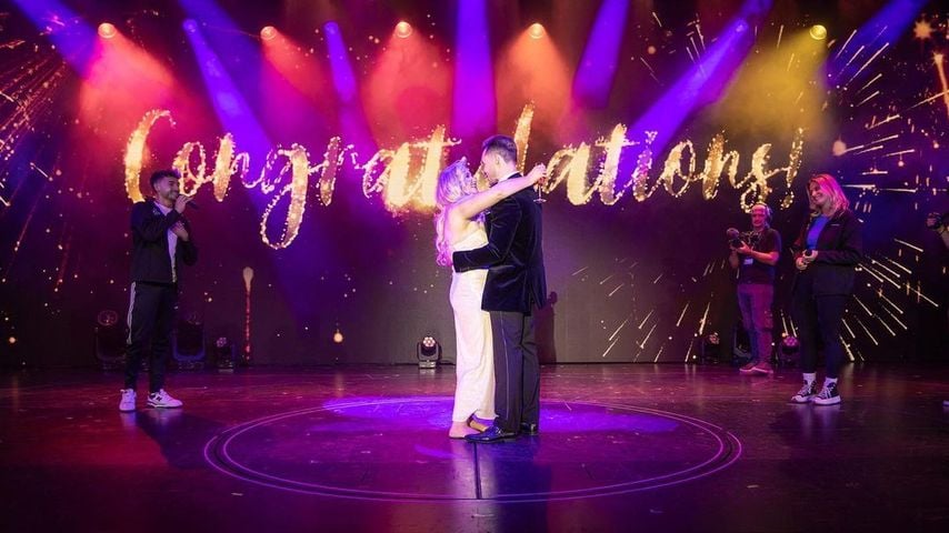 Amy Hart und Sam Rason im September 2023