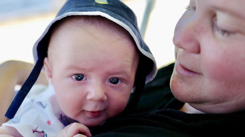 Amy Schumer mit ihrem Sohn Gene