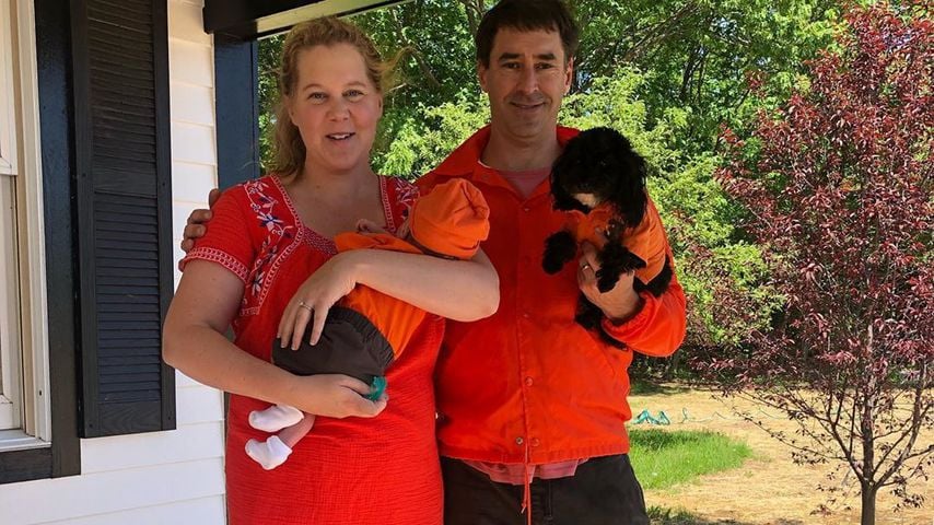Amy Schumer, Sohn Gene David und Chris Fischer