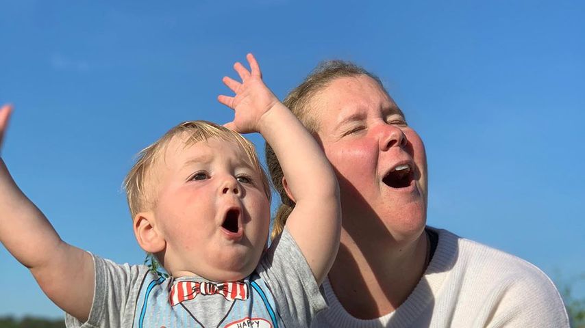 Amy Schumer mit ihrem Sohn Gene David