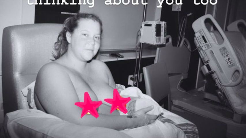 Amy Schumer mit ihrem Sohn