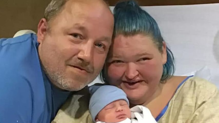 Amy Slaton Halterman mit ihrem Ehemann Micheal und Sohn Glenn